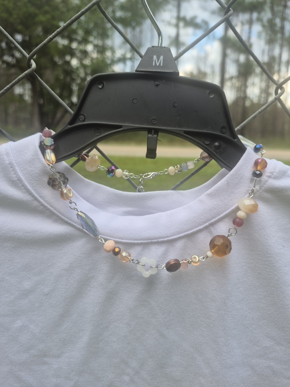 Asymetrical BOHO Beaded Choker